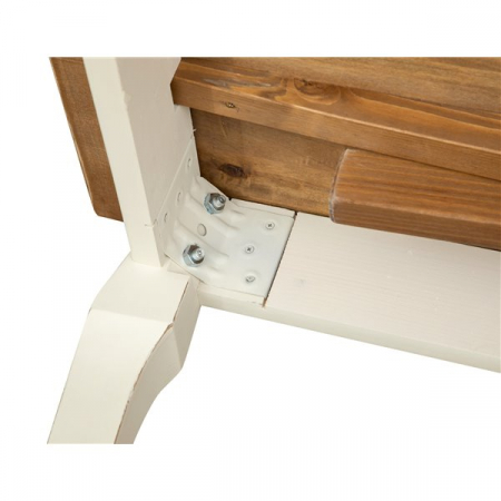 Masa extensibila, L140(240)*80*H80 cm, alb antic /natur [7]