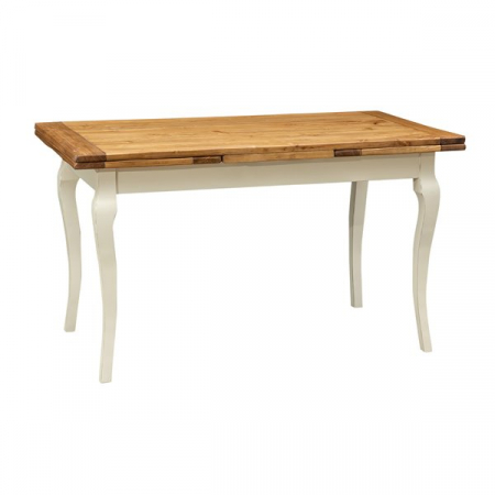Masa extensibila - Masa extensibila, L140(240)*80*H80 cm, alb antic /natur