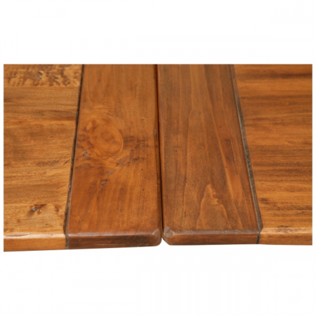 Masa extensibila, L160(290)*90*H80 cm, alb antic/nuc antichizat, lemn masiv [2]