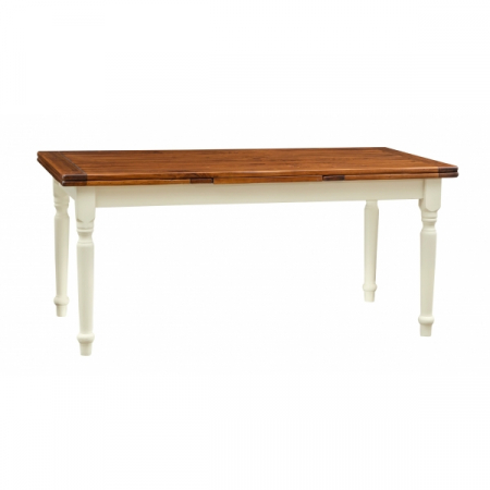 Masa extensibila - Masa extensibila,  L180(310)*90*H80cm, alb antic/nuc, lemn masiv