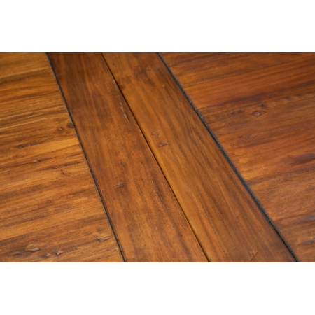 Masa extensibila, L250(380)*100*H80 cm, alb antic/patina, lemn masiv [4]