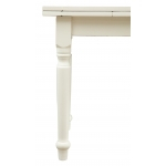 Masa extensibila, L120(210)*80*H80 cm, alba antic, lemn masiv [5]