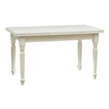 Masa extensibila - Masa extensibila, L140(240)*80*H80 cm,  alba antic, lemn masiv