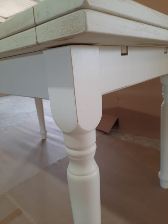 Masa extensibila, L140(240)*80*H80 cm,  periat antichizat,  lemn masiv [8]