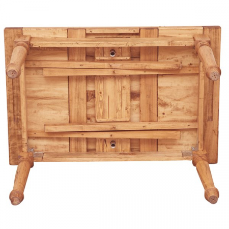 Masa extensibila, L120(210)*80*H80 cm,  natur antichizat, lemn masiv [5]