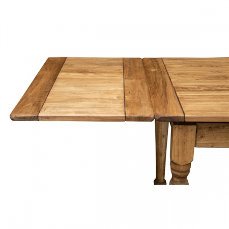 Masa extensibila, L140(240)*80*H80 cm,  natur antichizat,  lemn masiv [4]
