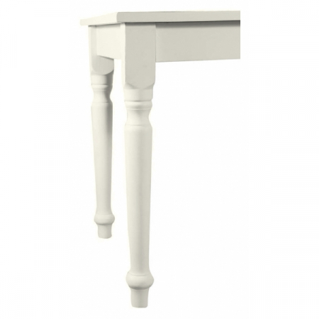 Masa fixa,  L80*80*H78 cm, culoare alb antic, Lemn Masiv [2]