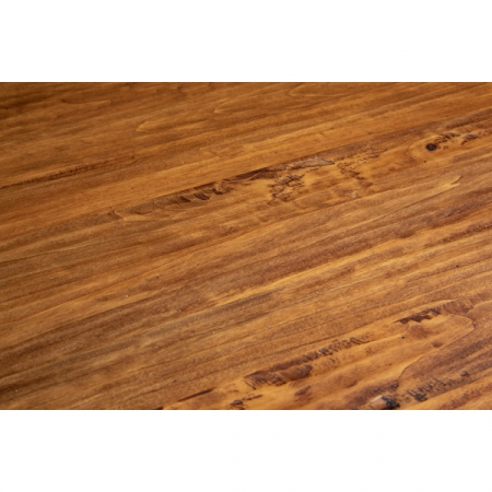 Masa fixa, L 70*70*H78 cm,  culoare nuc/alb antic, Lemn Masiv [2]