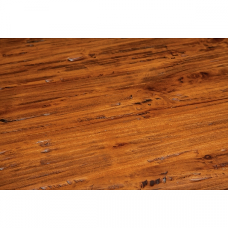 Masa fixa, L 70*70*H78 cm, culoare nuc, Lemn Masiv [2]