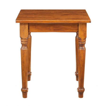 Masa fixa, L 70*70*H78 cm, culoare nuc, Lemn Masiv [1]