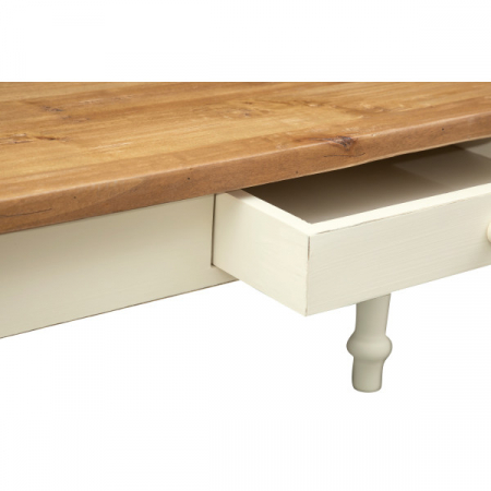Masa fixa, L120*80*H80 cm, cu sertar, lemn masiv [4]