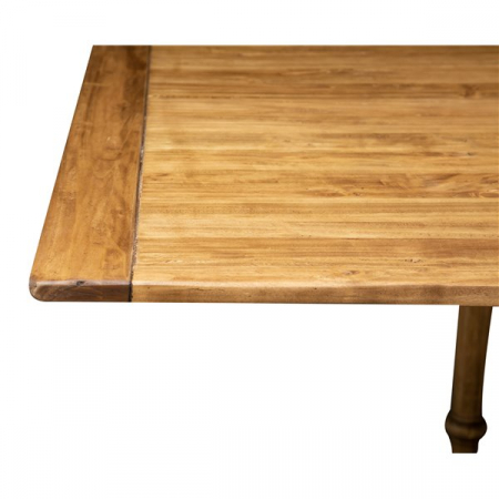 Masa pliabila, L120(240)*120*H80 cm, culoare natur, Lemn masiv [4]