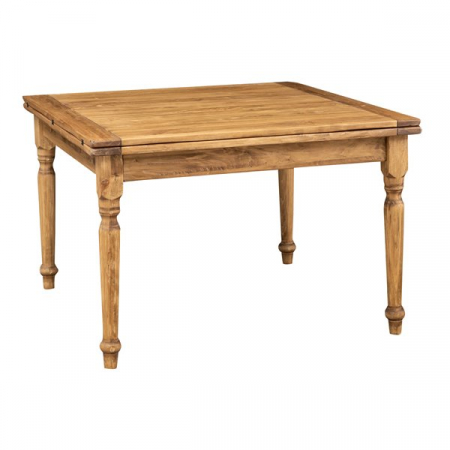 Masa Pliabila - Masa pliabila, L120(240)*120*H80 cm, culoare natur, Lemn masiv