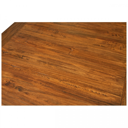 Masa pliabila, L90(180)*90*H80 cm, culoare nuc/alb antic, Lemn masiv [7]