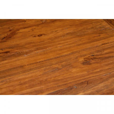 Masa pliabila,  L90(180)*90*H80 cm,culoare nuc antichizat, Lemn masiv [3]