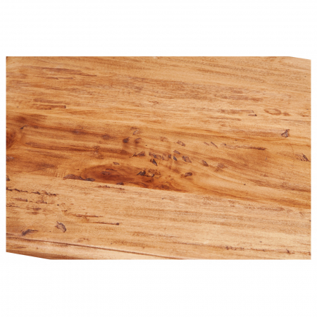 Noptiera, L45*36*H70 cm,  alb antichizat/natur, lemn masiv [7]