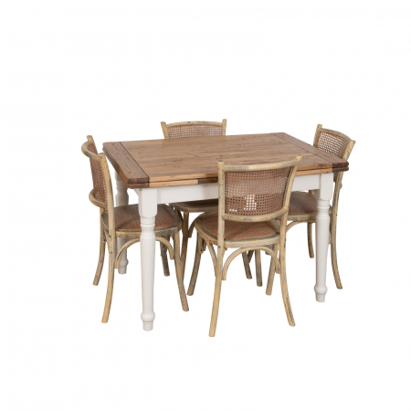 Scaun Thonet din lemn masiv si sezut din ratan [9]