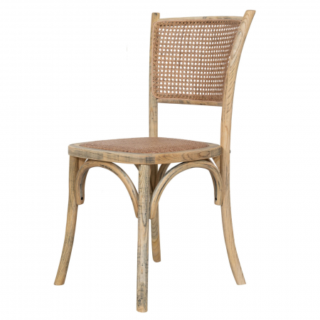 Scaune - Scaun Thonet din lemn masiv si sezut din ratan