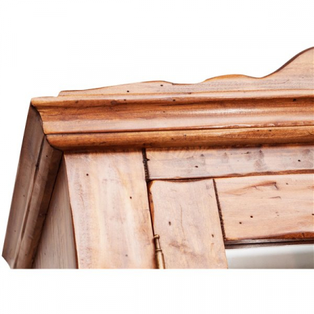 Vitrina 2 usi 2 sertare, L107* 43* H238 cm, lemn masiv [6]