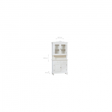 Vitrina 2 usi 2 sertare, L107* 43* H238 cm [1]