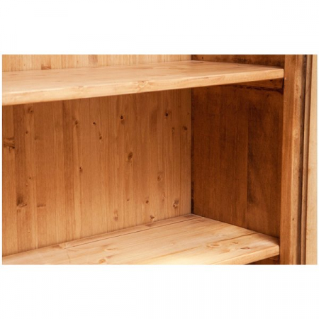 Vitrina, L107*43*H238 cm, 2 usi 2 sertare, lemn masiv [6]