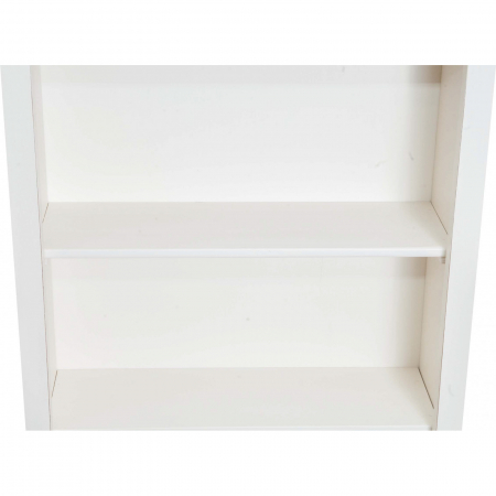 Vitrina mica,  L68*25*H98 cm,  alb/natur antic,  lemn masiv [6]