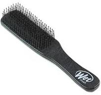 Perii pentru păr - Perie de par Wet Brush Men, pentru barbati, Black Leather