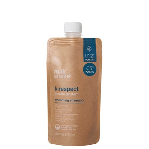 Șampoane profesionale - Sampon anti-frizz Milk Shake K-Respect Keratin System Smoothing, 250ml