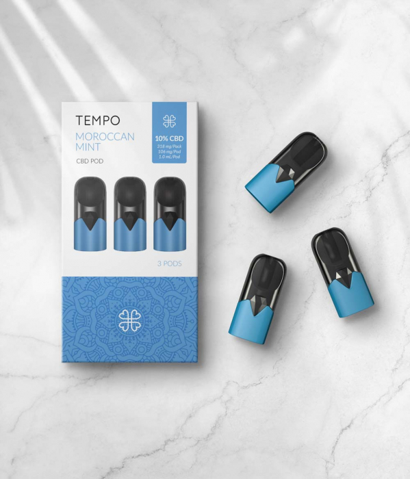 E-Lichid CBD 10%, Tempo, Moroccan Mint x3 [2]