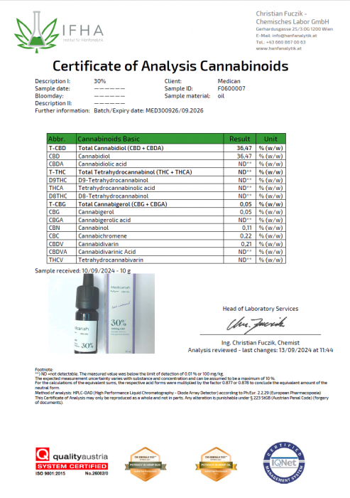 Pachet PROMO 4+1, Ulei CBD 30%, 3000mg, Full Spectrum, Premium, 10ml [5]