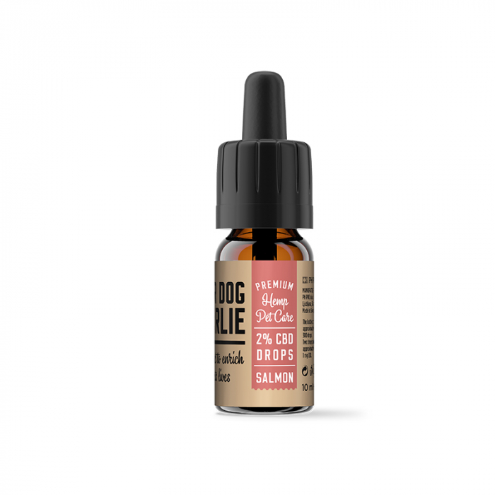Ulei CBD 2%, 200mg, pentru Animale, Aroma Somon, Full Spectrum, 10ml [2]