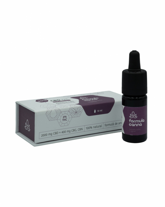 Ulei CBD 20%, 2000mg, Premium Full Spectrum+, 10ml [2]