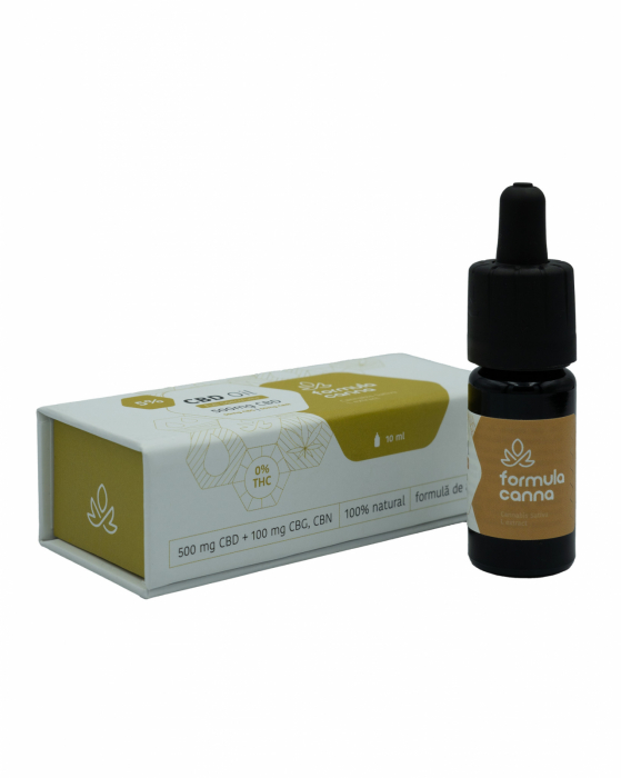Ulei CBD 5%, 500mg, Premium Full Spectrum+, 10ml [2]