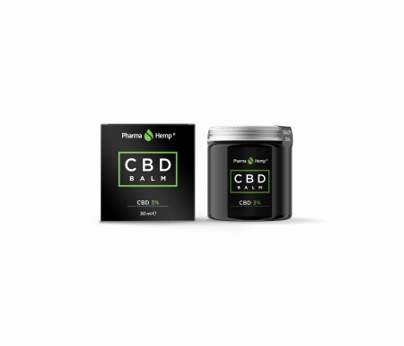 Cosmetice CBD - Balsam CBD 3%, 900mg, Full Spectrum, PharmaHemp, 30ml