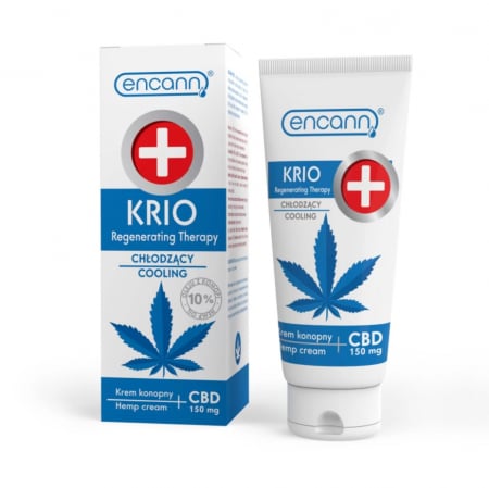 Cosmetice CBD - Crema CBD 150mg, Encann, KRIO, Cooling, 150ml
