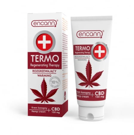 Cosmetice CBD - Crema CBD 150mg, Encann, TERMO, Warming, 150ml