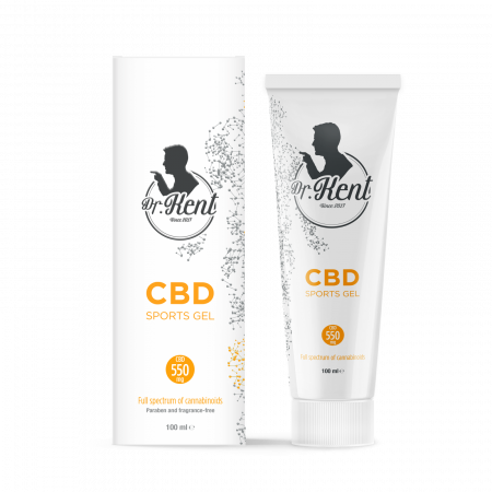 Cosmetice CBD - Crema CBD Efect Analgezic, Full Spectrum, Dr. Kent, PharmaHemp, 1100mg, 100ml