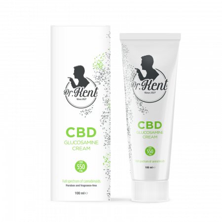 Cosmetice CBD - Crema CBD pentru Masaj, Full Spectrum, Dr. Kent, PharmaHemp, 1100mg, 100ml