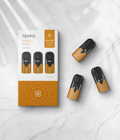 E-Lichid CBD 10%, Tempo, Mango Kush x3 [1]