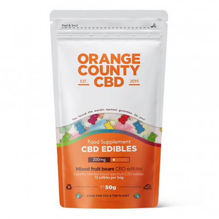 Dulciuri CBD - Jeleuri CBD, Orange County CBD, Ursuleti, 200mg