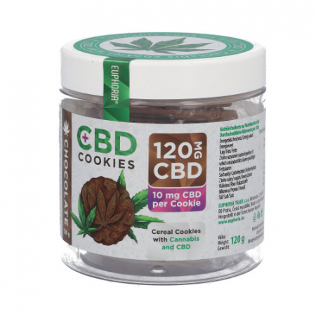 Dulciuri CBD - Prajiturele CBD 'Euphoria' Ciocolata, 110gr