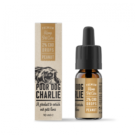 CBD Animale - Ulei CBD 2%, 200mg, pentru Animale, Aroma Alune, Full Spectrum, 10ml