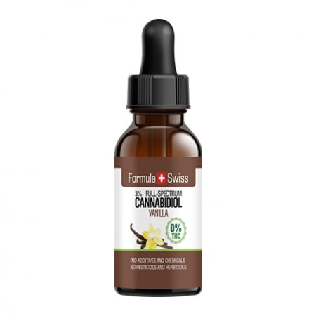 Ulei CBD - Ulei CBD 3-30%, Premium, Vanilie, 10ml