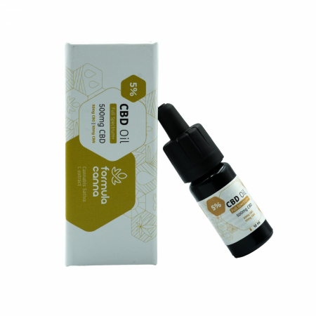 Ulei CBD - Ulei CBD 5%, 500mg, Premium Full Spectrum+, 10ml
