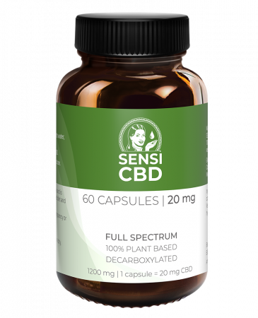 Ulei CBD - Ulei de Canabis CBD, 60 capsule, 1200mg