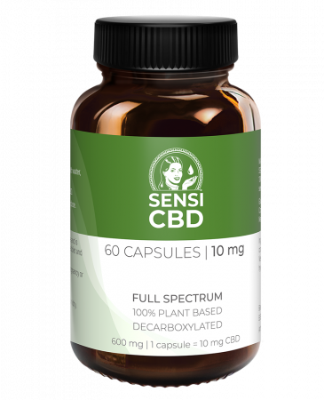Ulei CBD - Ulei de Canabis CBD, 60 capsule, 600mg