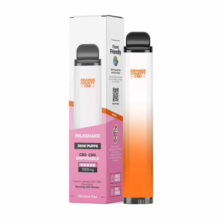 Vaporizator CBD - Vaporizator CBD + CBG, Orange County CBD, Milkshake, 1000mg