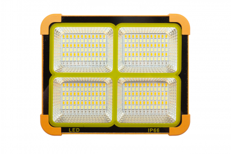 Proiector Solar Portabil 336 LED SMD , Powerbank, Alb Rece/Cald/Neutru [0]