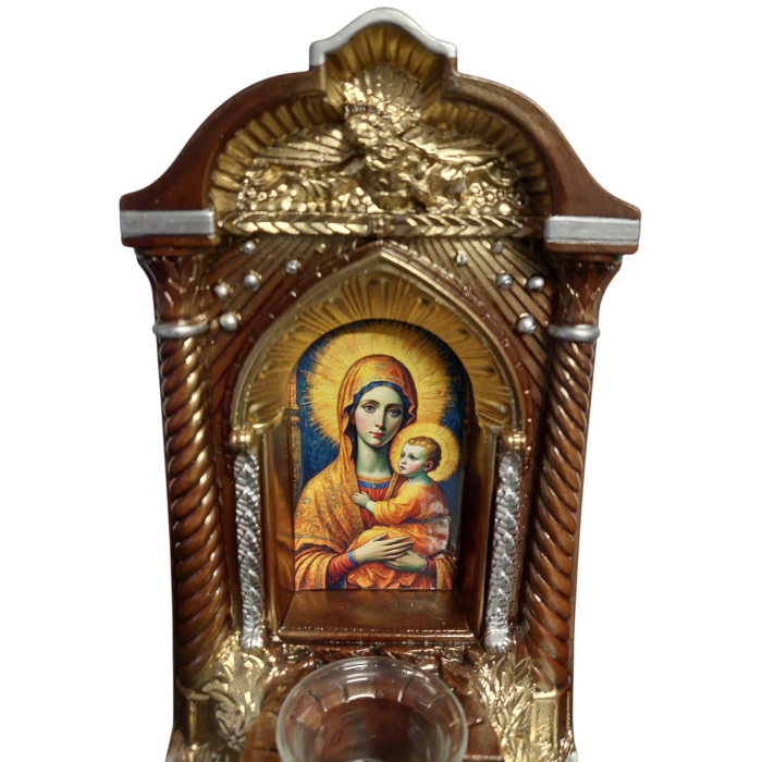 Candela ceramica Maica Domnului CDL0134-MDM maro [3]