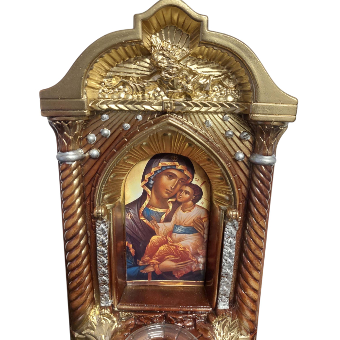 Candela ceramica Maica Domnului CDL0136-MDM maro [4]